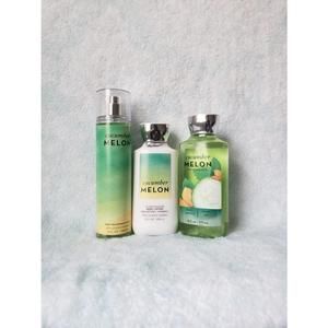 New! Bath & Body Works Cucumber Melon 3 Set, Gel,lotion, Mist
